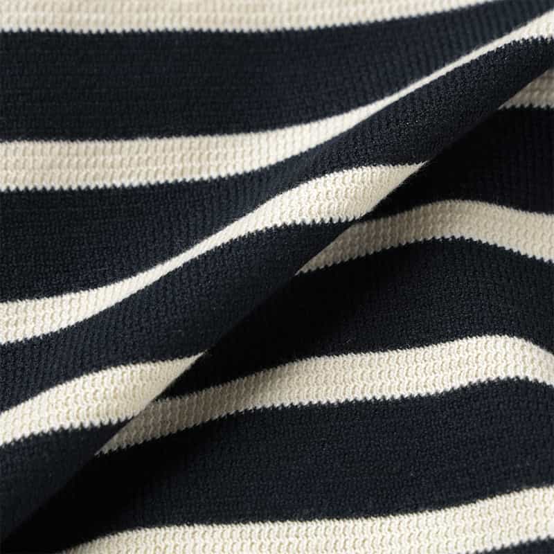 MADISONBLUE MADISONBLUE＜マディソンブルー＞ ボートネックボーダー柄Tシャツ NAVY