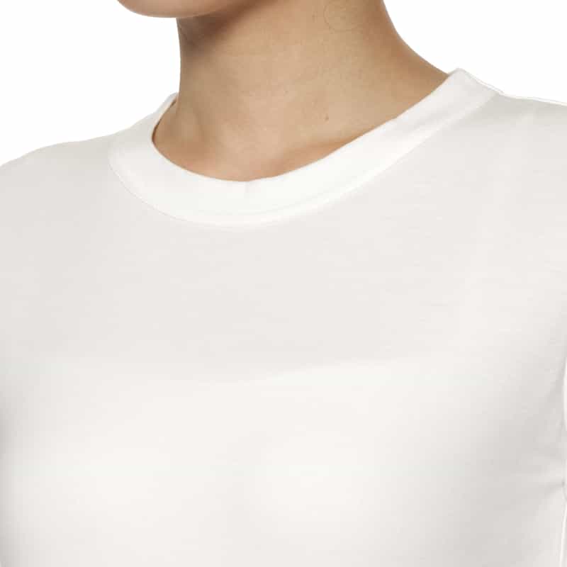 MADISONBLUE MADISONBLUE ＜マディソンブルー＞ ジャージークルーネックカットソー WHITE