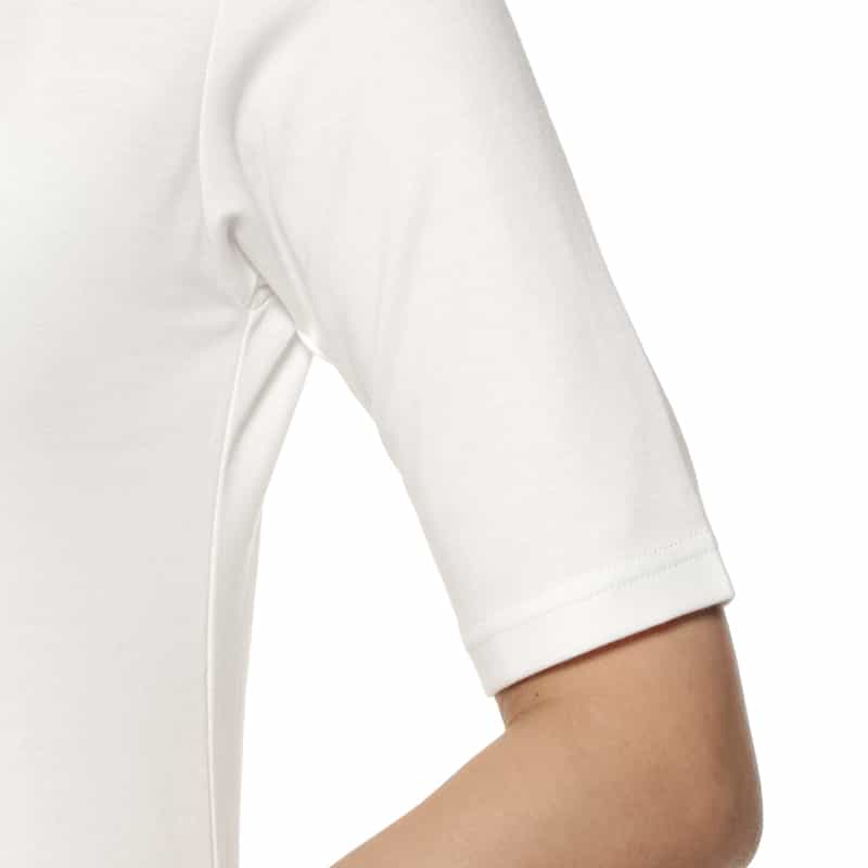 MADISONBLUE MADISONBLUE ＜マディソンブルー＞ ジャージークルーネックカットソー WHITE