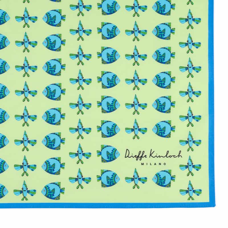 DIEFFE KINLOCH DIEFFE KINLOCH<ディエッフェ キンロック> ハンカチ LIGHT GREEN