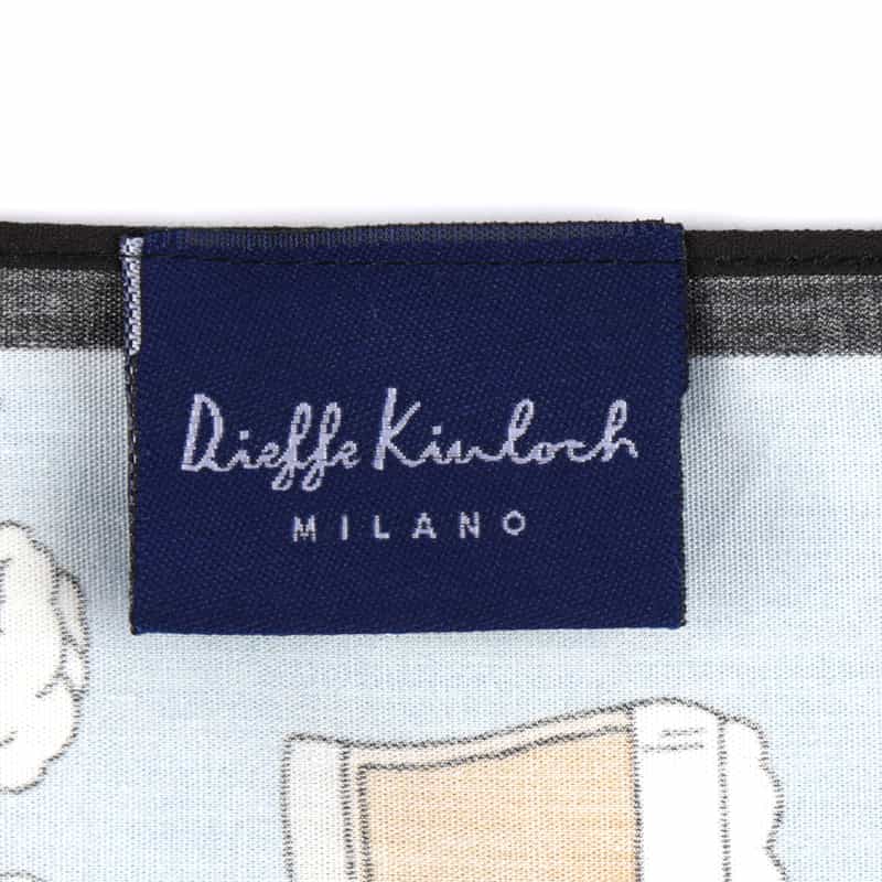 DIEFFE KINLOCH DIEFFE KINLOCH＜ディエッフェ キンロック＞ ハンカチ BLUE
