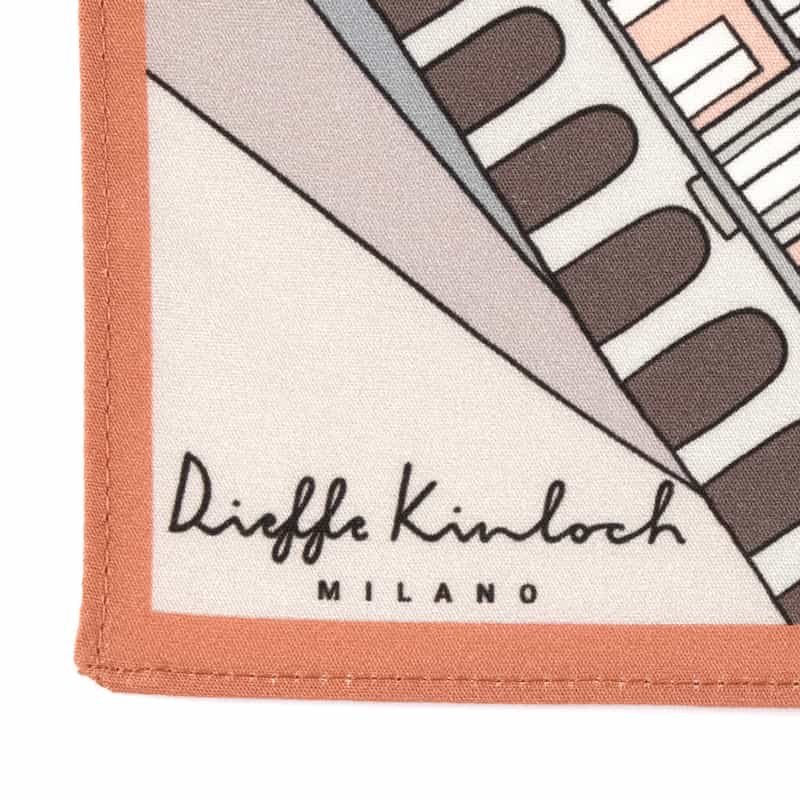 DIEFFE KINLOCH DIEFFE KINLOCH＜ディエッフェ キンロック＞ ハンカチ BLUE