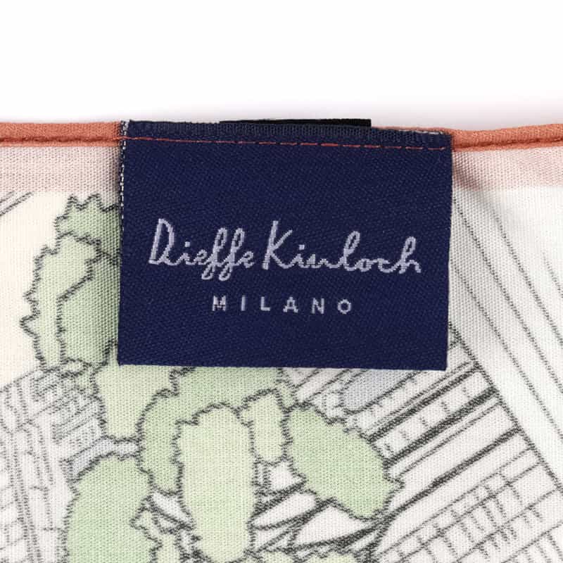 DIEFFE KINLOCH DIEFFE KINLOCH＜ディエッフェ キンロック＞ ハンカチ BLUE
