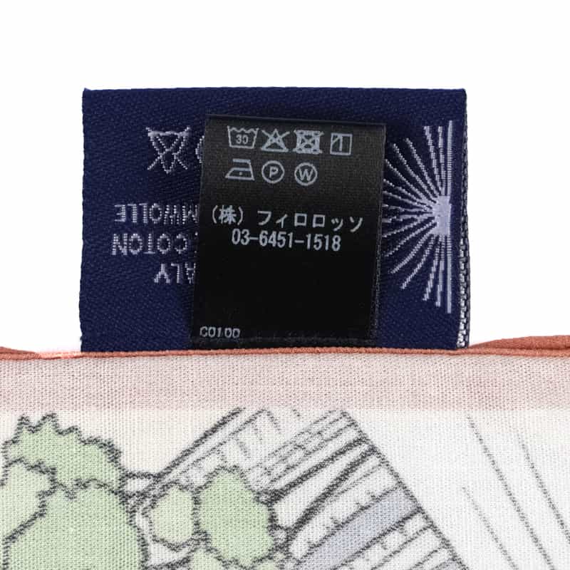 DIEFFE KINLOCH DIEFFE KINLOCH＜ディエッフェ キンロック＞ ハンカチ BLUE