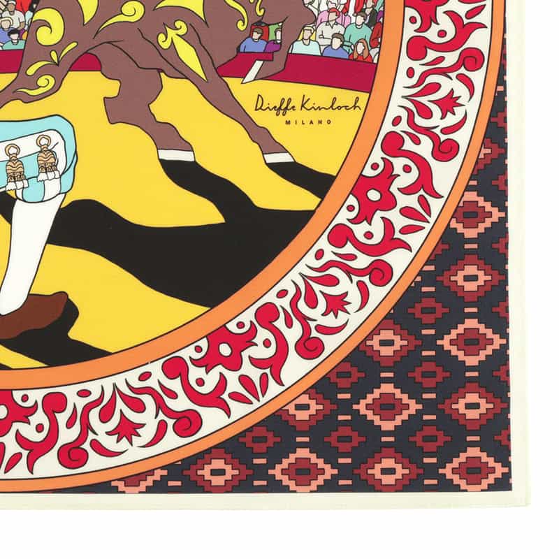 DIEFFE KINLOCH DIEFFE KINLOCH＜ディエッフェ キンロック＞ ハンカチ GRAY