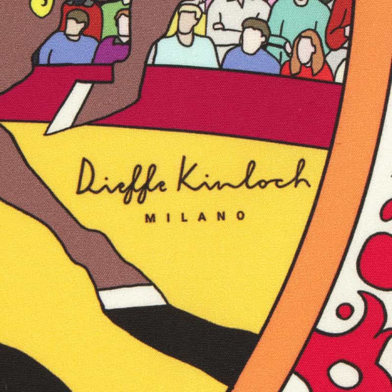 DIEFFE KINLOCH DIEFFE KINLOCH＜ディエッフェ キンロック＞ ハンカチ GRAY