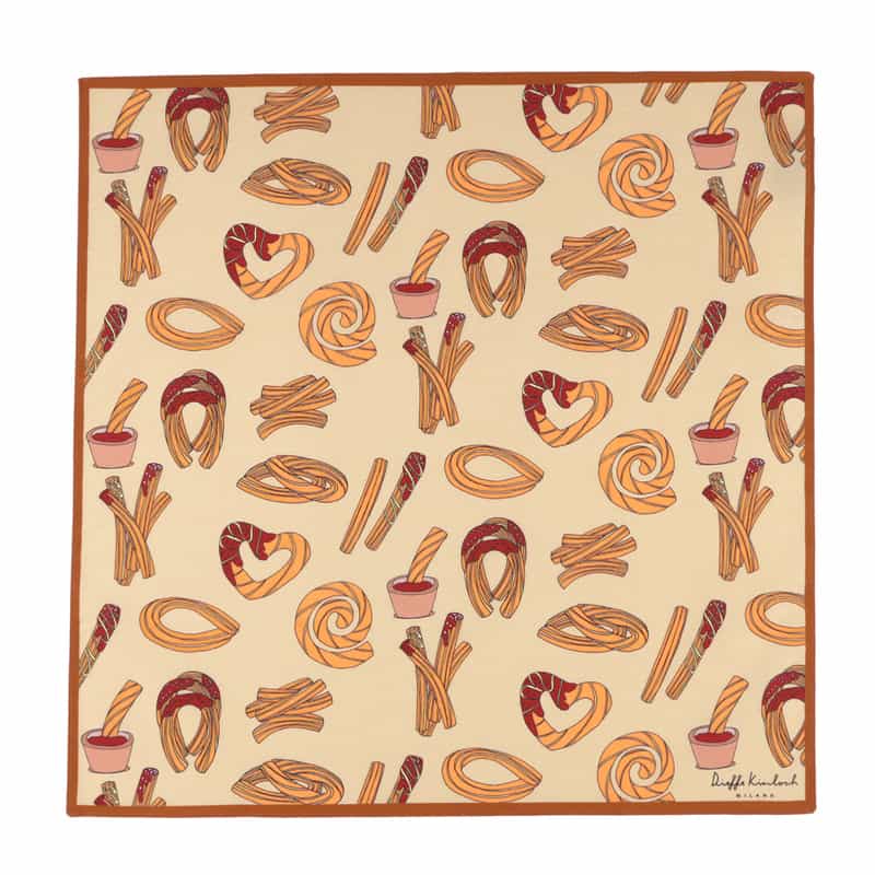 DIEFFE KINLOCH DIEFFE KINLOCH＜ディエッフェ キンロック＞ ハンカチ BEIGE