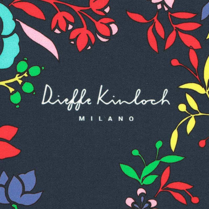 DIEFFE KINLOCH DIEFFE KINLOCH＜ディエッフェ キンロック＞ ハンカチ NAVY