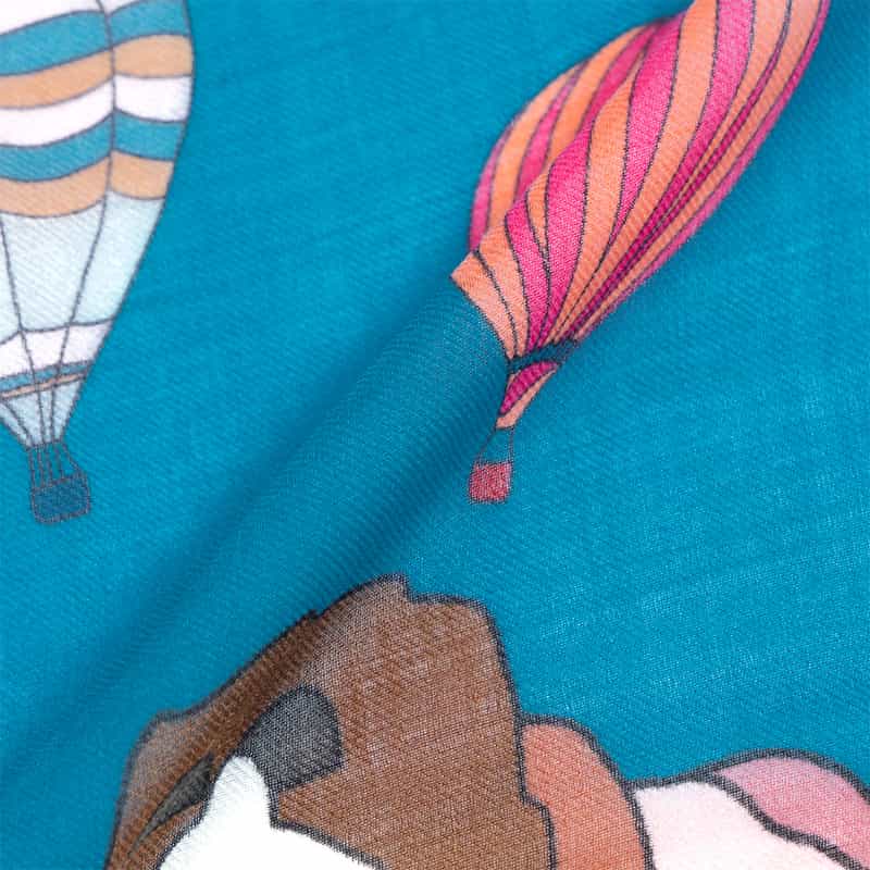 DIEFFE KINLOCH DIEFFE KINLOCH＜ディエッフェ キンロック＞ スカーフ BLUE