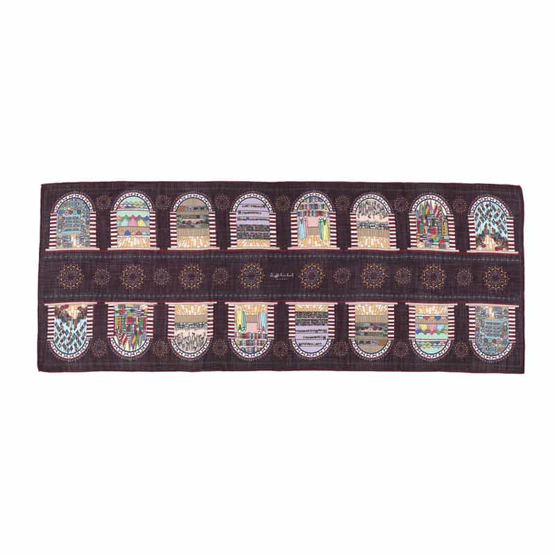 DIEFFE KINLOCH DIEFFE KINLOCH＜ディエッフェ キンロック＞ スカーフ WINE