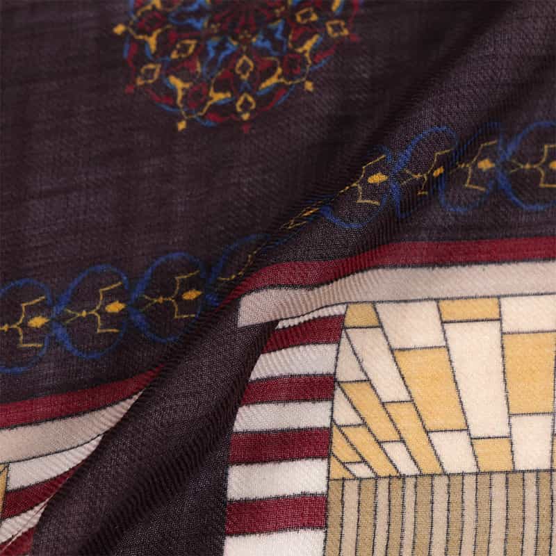 DIEFFE KINLOCH DIEFFE KINLOCH＜ディエッフェ キンロック＞ スカーフ WINE