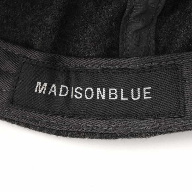 MADISONBLUE MADISONBLUE ＜マディソンブルー＞ パールビーズロゴ刺繍キャップ GRAY