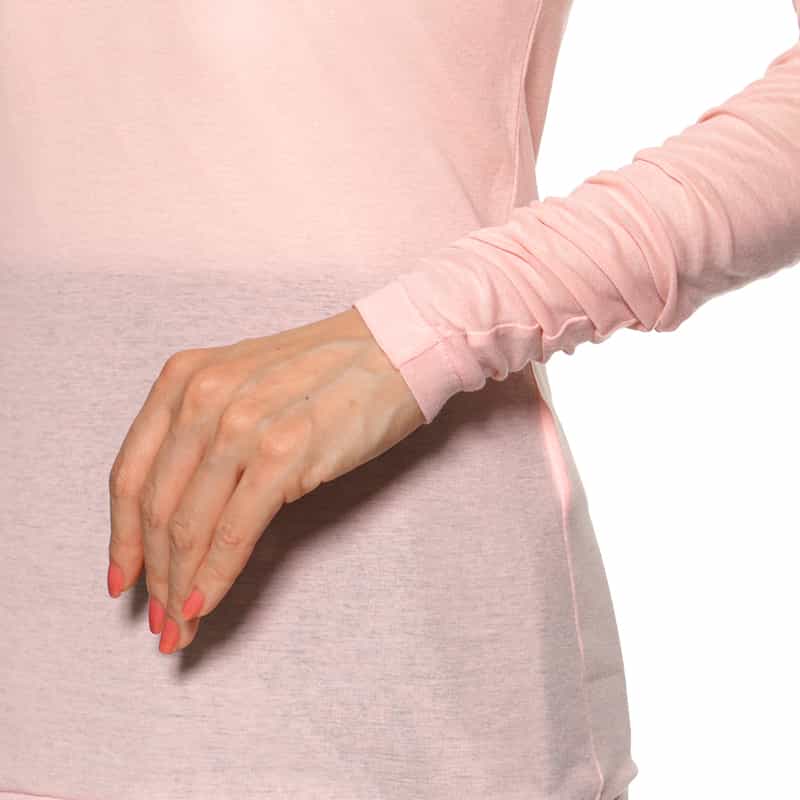 AURALEE AURALEE＜オーラリー＞ タートルネックコットンTシャツ PINK