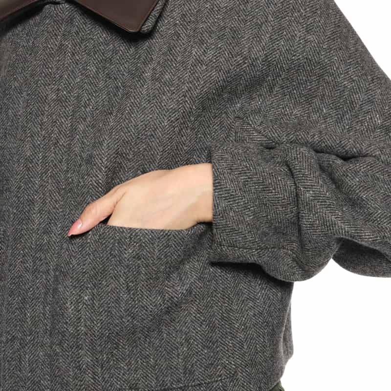 AURALEE AURALEE＜オーラリー＞ ウールブルゾン GRAY