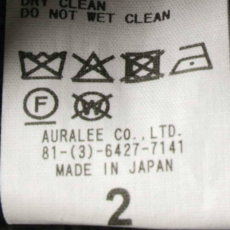 AURALEE AURALEE＜オーラリー＞ ウールブルゾン GRAY