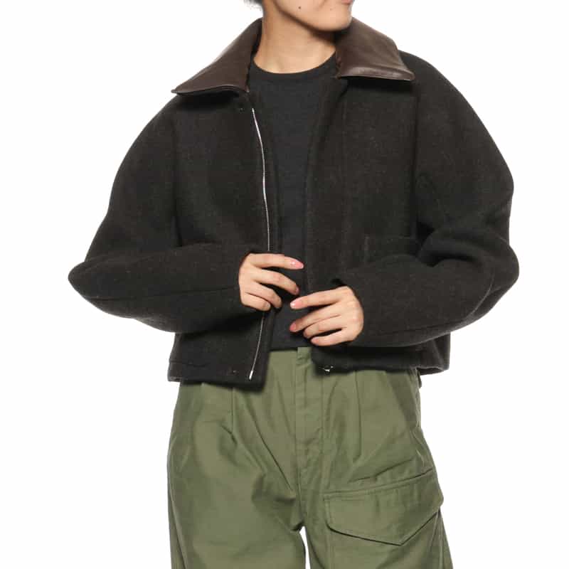AURALEE AURALEE＜オーラリー＞ ウールブルゾン DARK GRAY