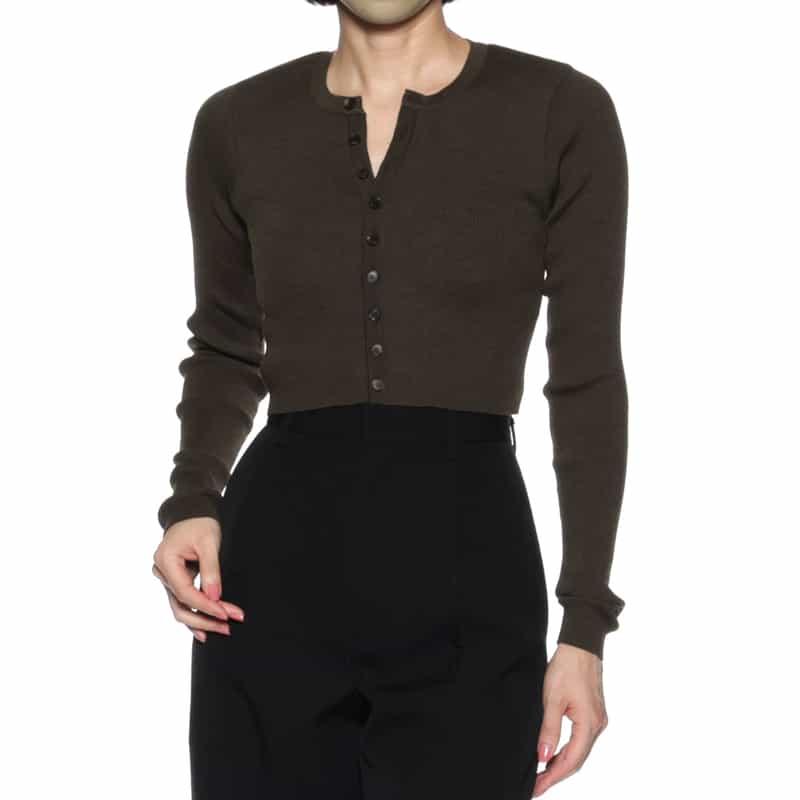 AURALEE AURALEE＜オーラリー＞ ニットカーディガン BROWN