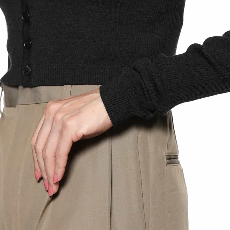 AURALEE AURALEE＜オーラリー＞ ニットカーディガン GRAY