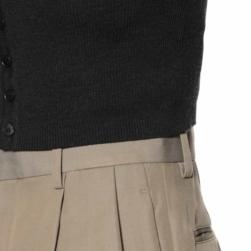 AURALEE AURALEE＜オーラリー＞ ニットカーディガン GRAY