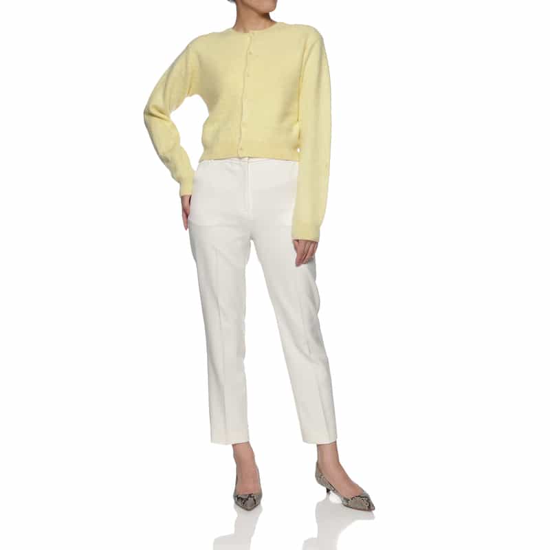 AURALEE AURALEE＜オーラリー＞ ベビーアルパカ ニットカーディガン IVORY