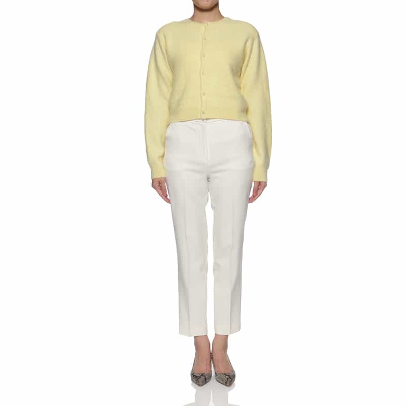 AURALEE AURALEE＜オーラリー＞ ベビーアルパカ ニットカーディガン IVORY