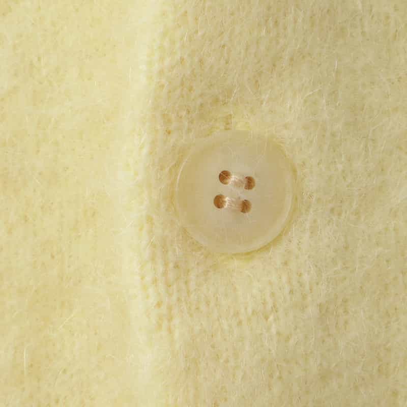 AURALEE AURALEE＜オーラリー＞ ベビーアルパカ ニットカーディガン IVORY