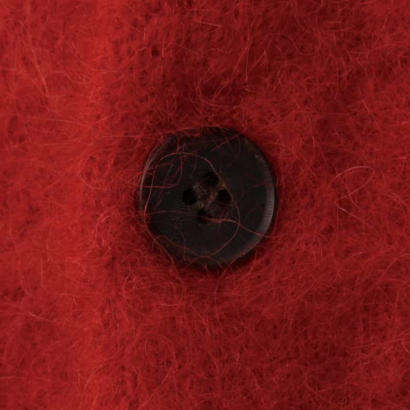 AURALEE AURALEE＜オーラリー＞ ベビーアルパカ ニットカーディガン RED