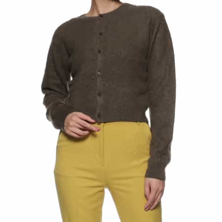 AURALEE<オーラリー> ベビーアルパカ ニットカーディガン