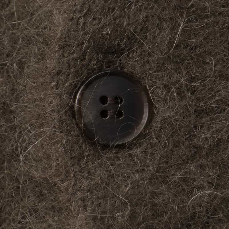 AURALEE AURALEE＜オーラリー＞ ベビーアルパカ ニットカーディガン BROWN