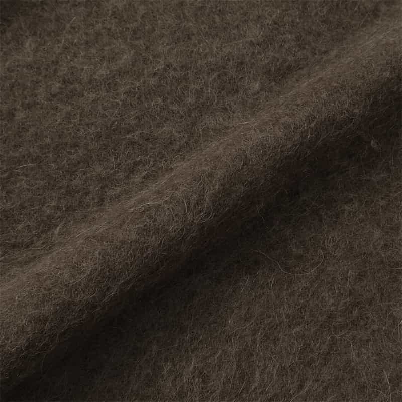 AURALEE AURALEE＜オーラリー＞ ベビーアルパカ ニットカーディガン BROWN