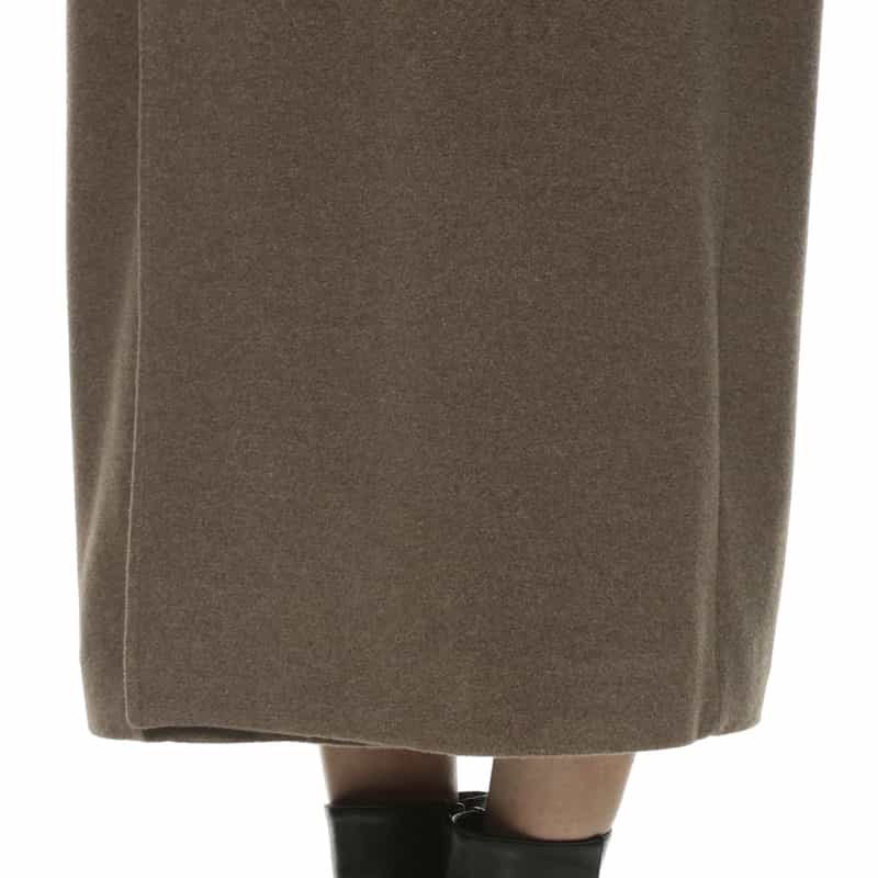 AURALEE AURALEE＜オーラリー＞ ダブルブレストロングコート BROWN