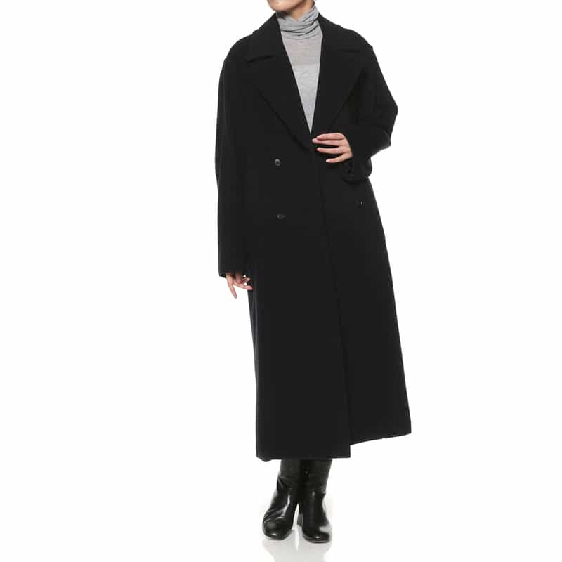AURALEE＜オーラリー＞ ダブルブレストロングコート