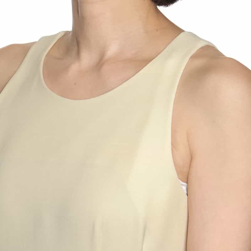 AURALEE AURALEE＜オーラリー＞ ノースリーブドレス IVORY