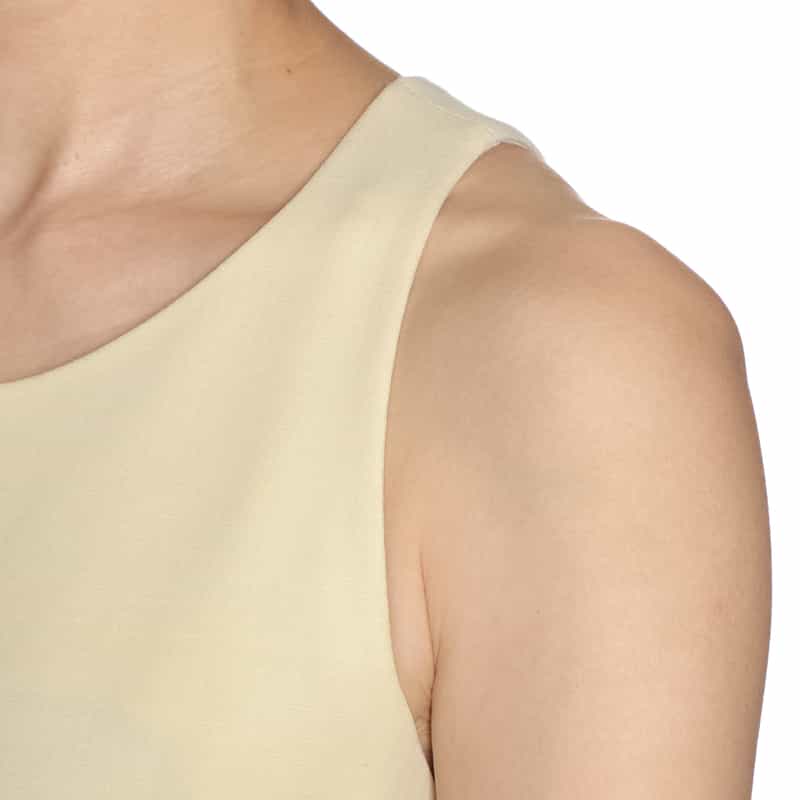 AURALEE AURALEE＜オーラリー＞ ノースリーブドレス IVORY