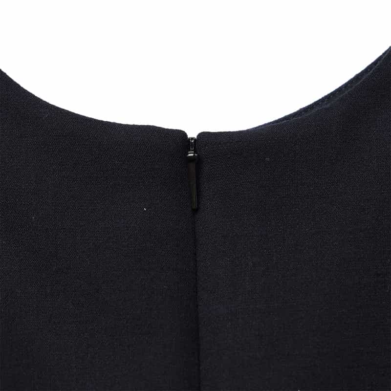 AURALEE AURALEE＜オーラリー＞ ノースリーブドレス NAVY