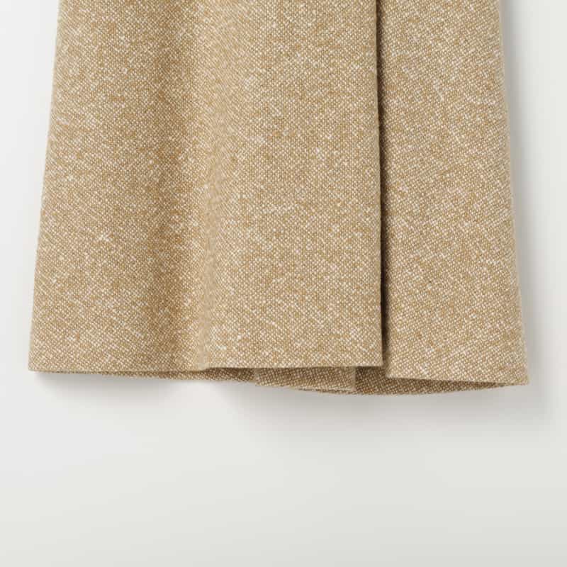 AURALEE AURALEE＜オーラリー＞ Vネックドレープドレス CAMEL