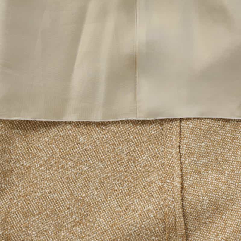 AURALEE AURALEE＜オーラリー＞ Vネックドレープドレス CAMEL