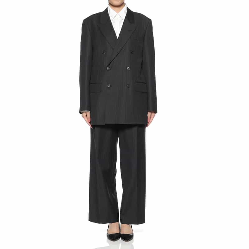 AURALEE AURALEE＜オーラリー＞ セットアップ ダブルジャケット NAVY