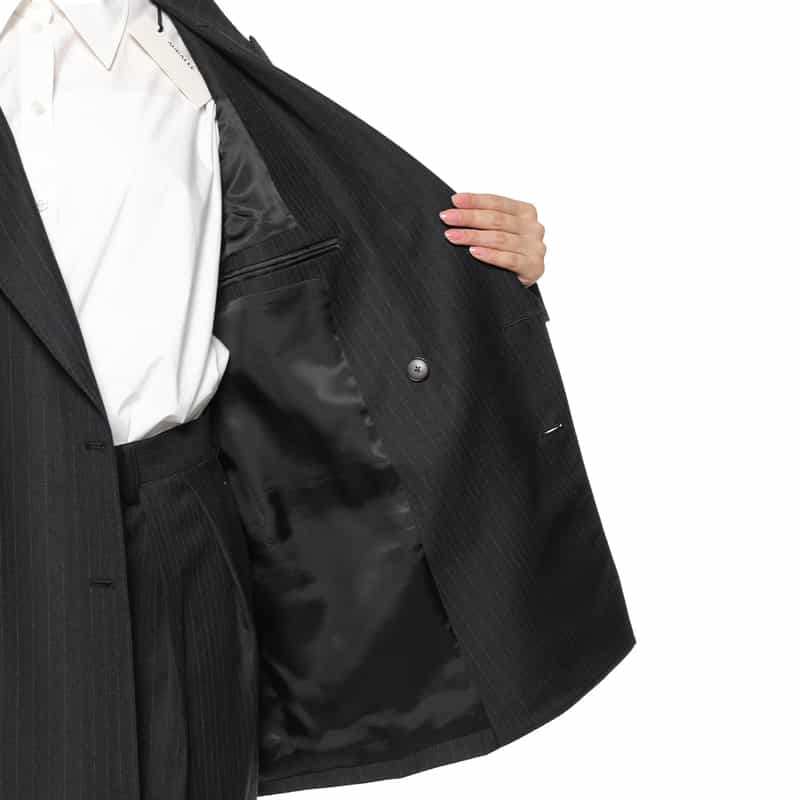 AURALEE AURALEE＜オーラリー＞ セットアップ ダブルジャケット NAVY