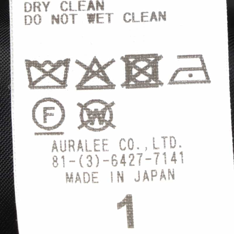 AURALEE AURALEE＜オーラリー＞ セットアップ ダブルジャケット NAVY