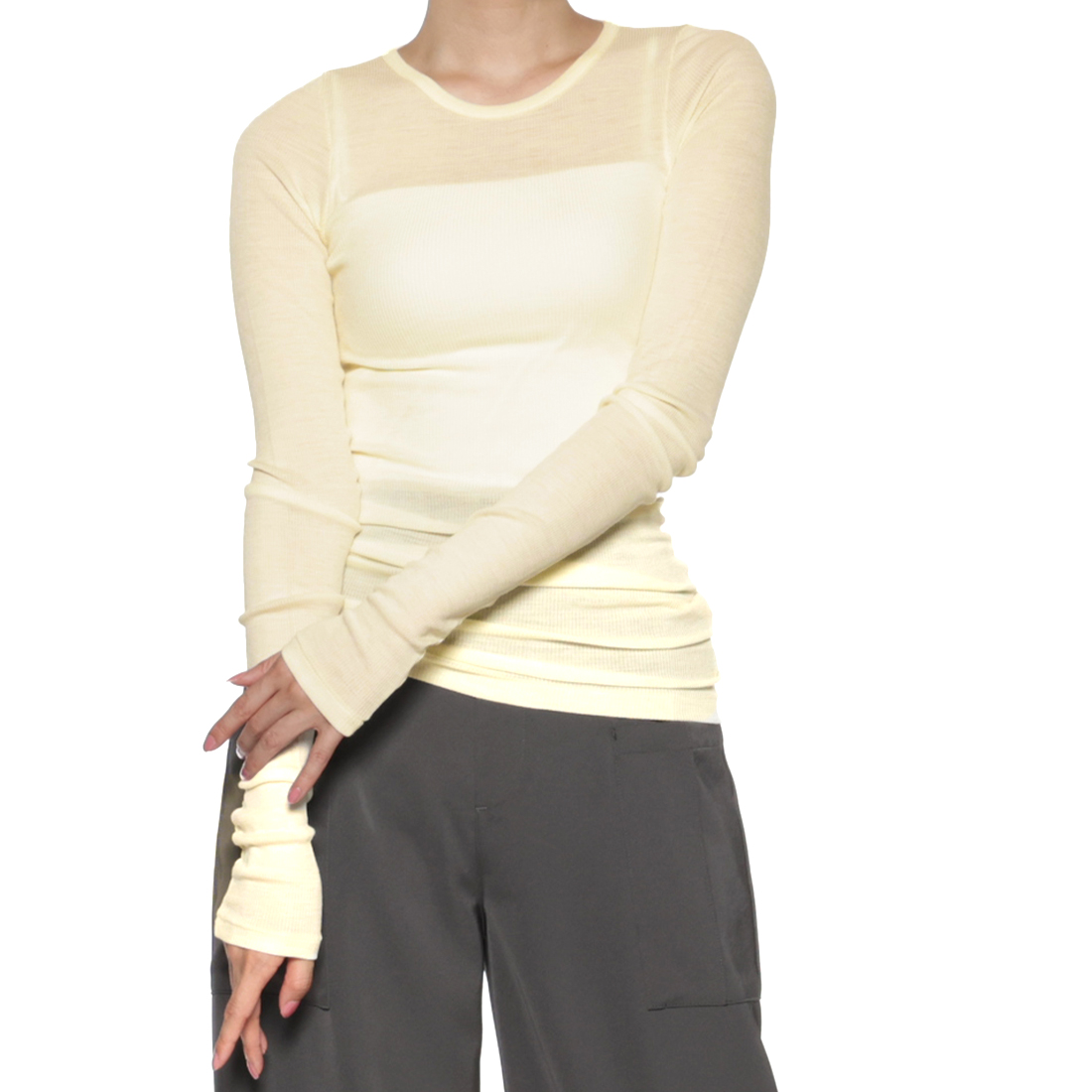 AURALEE＜オーラリー＞ ロングスリーブカットソー