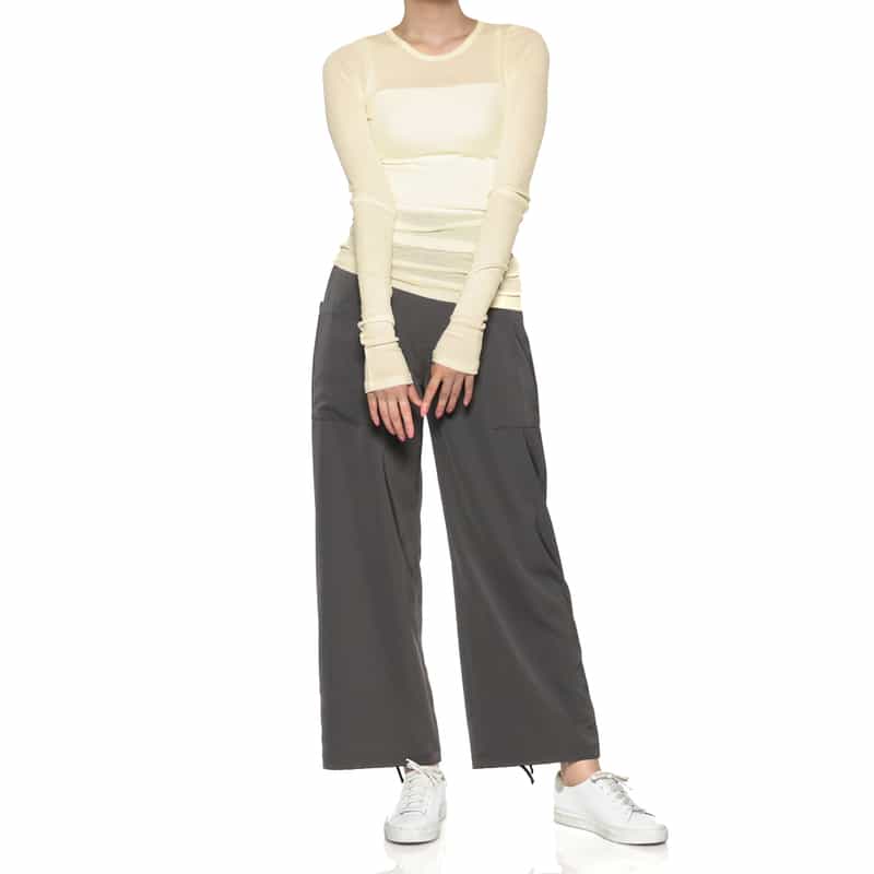 AURALEE AURALEE＜オーラリー＞ ロングスリーブカットソー IVORY