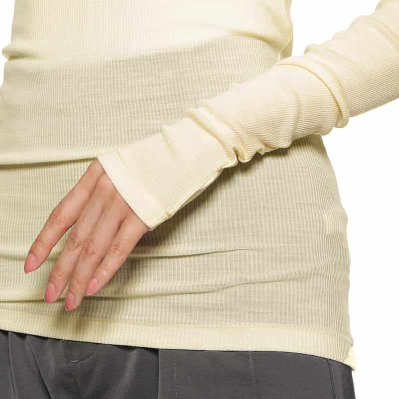 AURALEE AURALEE＜オーラリー＞ ロングスリーブカットソー IVORY