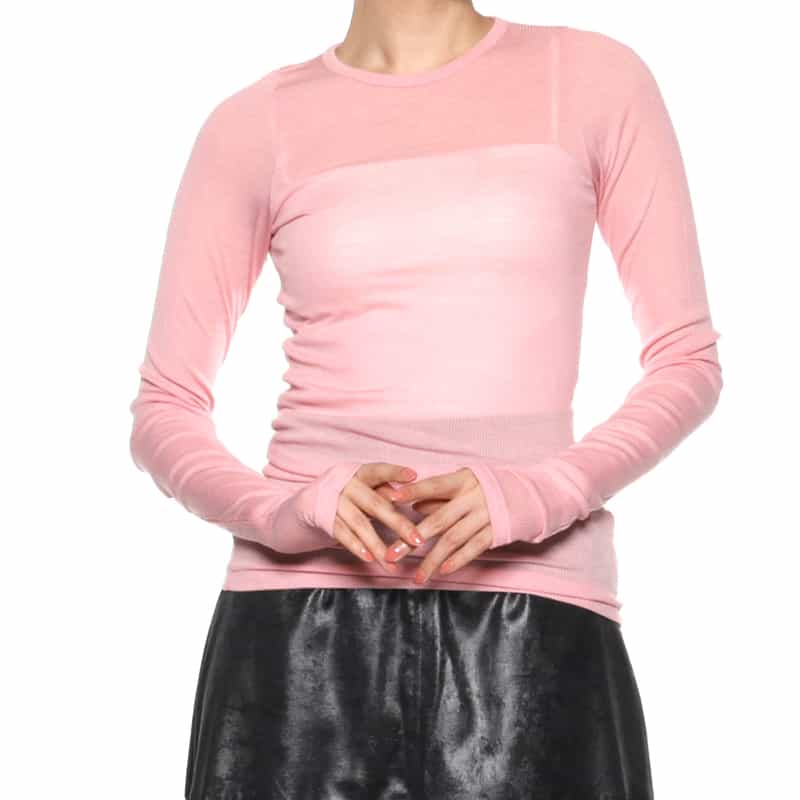 AURALEE AURALEE＜オーラリー＞ ロングスリーブカットソー PINK