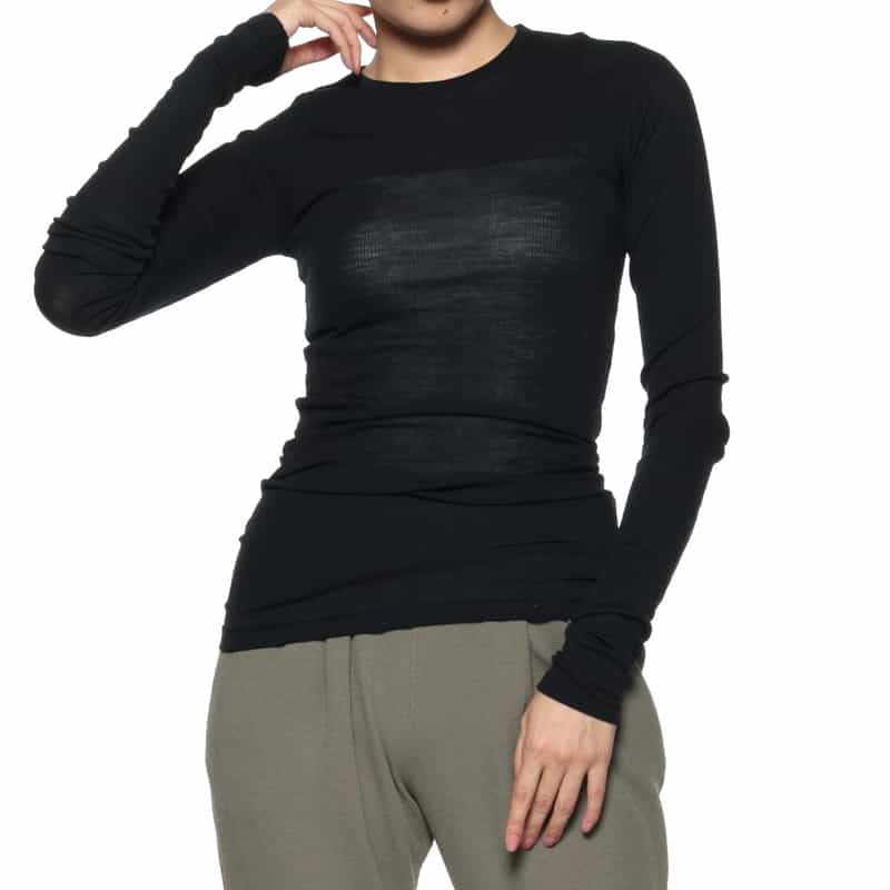 AURALEE AURALEE＜オーラリー＞ ロングスリーブカットソー BLACK