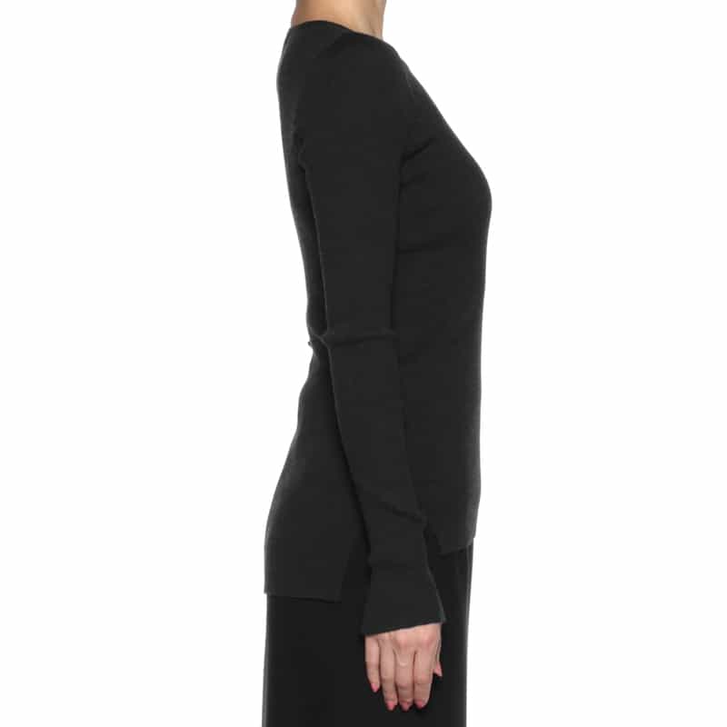 AURALEE AURALEE＜オーラリー＞ クルーネックニットプルオーバー GRAY