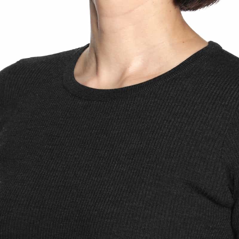 AURALEE AURALEE＜オーラリー＞ クルーネックニットプルオーバー GRAY