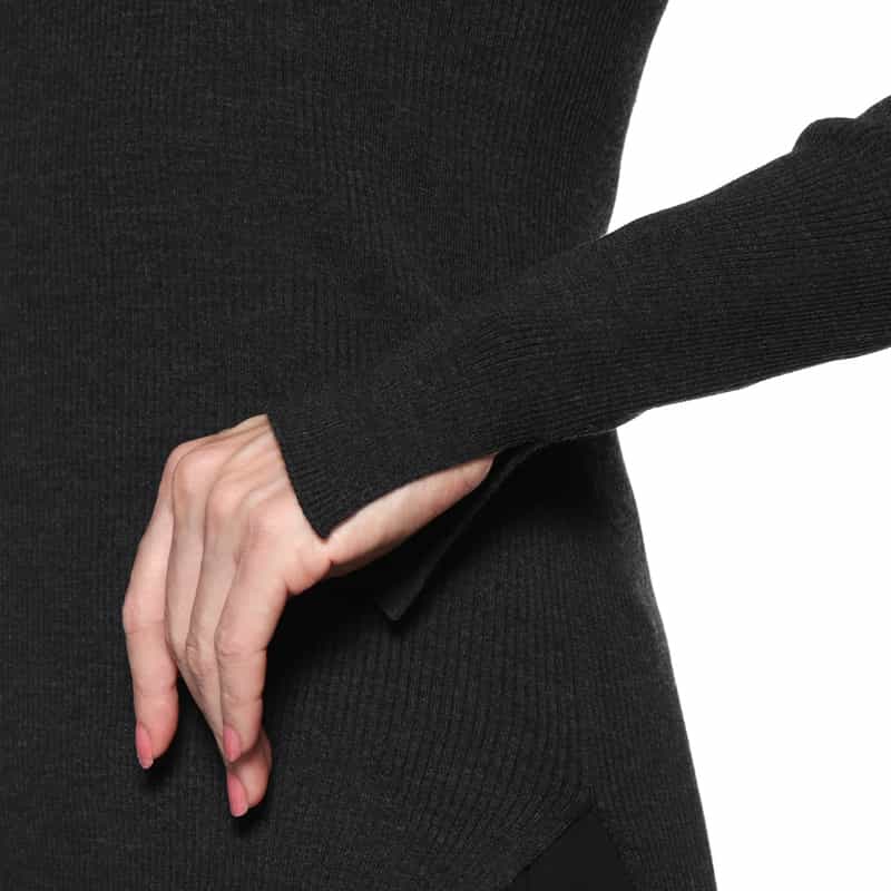 AURALEE AURALEE＜オーラリー＞ クルーネックニットプルオーバー GRAY