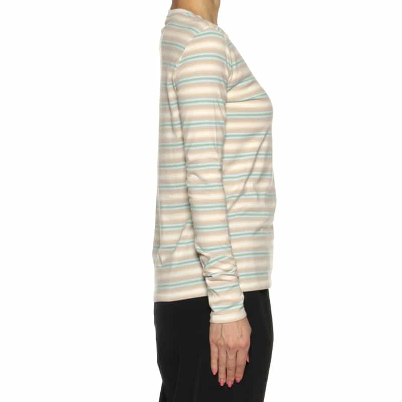 AURALEE AURALEE＜オーラリー＞ ロングスリーブボーダー柄Tシャツ IVORY