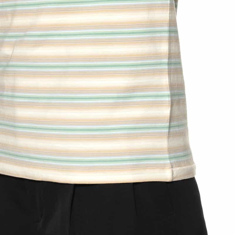 AURALEE AURALEE＜オーラリー＞ ロングスリーブボーダー柄Tシャツ IVORY